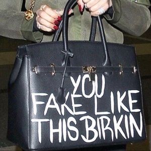 you fake like this birkin